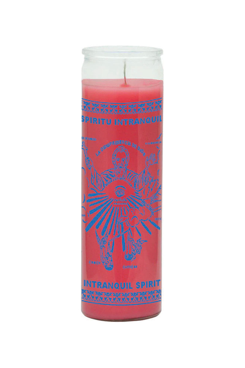 7 Day Candle Intranquil Spirit Pink Gaudy & Prim