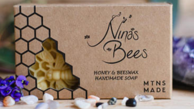 Nina's Bees Natural Soap - Honey and Beeswax - Gaudy & Prim