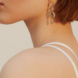 Sheena Earrings - Clear - Gaudy & Prim