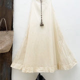 Zahra Cotton Organdy Dress - Ecru - Gaudy & Prim