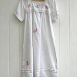 Fairy Girls White Short Sleeve Cotton Nightie - Gaudy & Prim
