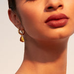 Priya Earrings - Citrine - Gaudy & Prim