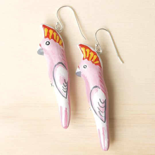 Cockatoo earrings sale