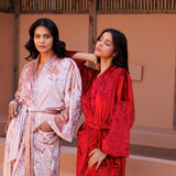 Velvet Robe - Blush