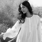 Cara Dobby  Nightie - Ivory