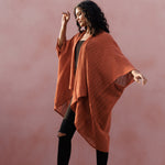Radha Rani Hemp Cotton Kimono - Clay - Gaudy & Prim
