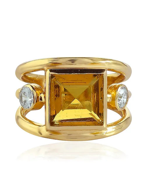 Marta Ring - Citrine - Gaudy & Prim