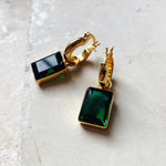 Sorrento Earrings - Emerald - Gaudy & Prim