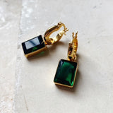 Sorrento Earrings - Emerald - Gaudy & Prim