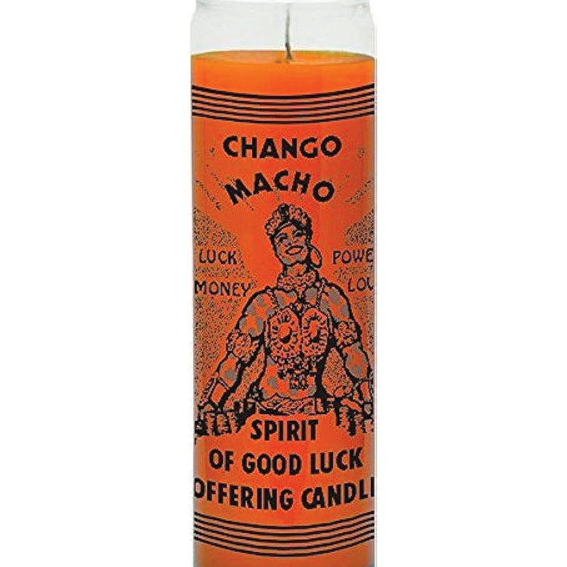 7 Day Chango Macho Candle - Orange - Gaudy & Prim