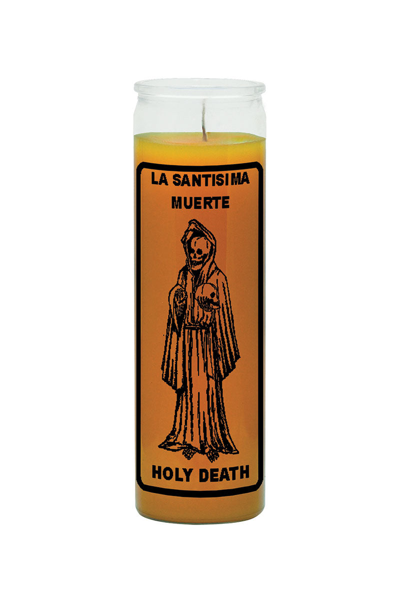 7 Day Candle Holy Death - Gold - Gaudy & Prim