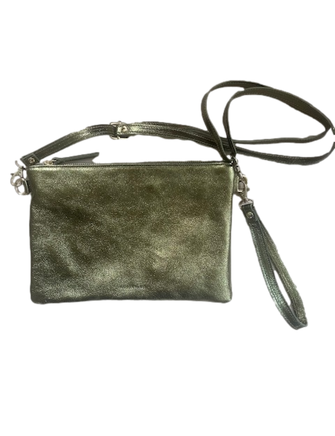 MAISON FANLI - ANNA Metallic Leather Crossbody/Clutch Bag Metalic