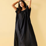 Forget Me Not Organic Cotton Nightie Ebony