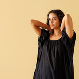 Forget Me Not Organic Cotton Nightie Ebony