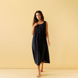 Jasmine Organic Cotton Nightie - Ebony