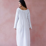 Magnolia Embroidered Organic Cotton Nightie