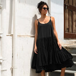 Amelie Tutu Slip Dress Black Short - Gaudy & Prim