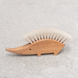 Hedgehog Duster Brush - Goat Hair