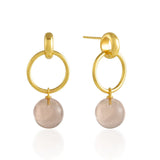 Layla Hoop Earrings - Champagne