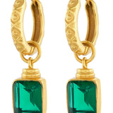 Margot Earrings - Emerald