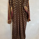 Vintage Sari Reversible Robe 1