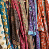 Vintage Sari Reversible Robe 8