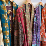 Vintage Sari Reversible Robe 1