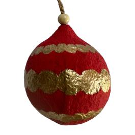 Up-cycled Cotton Mache - Christmas Decorations - Gaudy & Prim