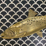 Fish Platter - Antique gold