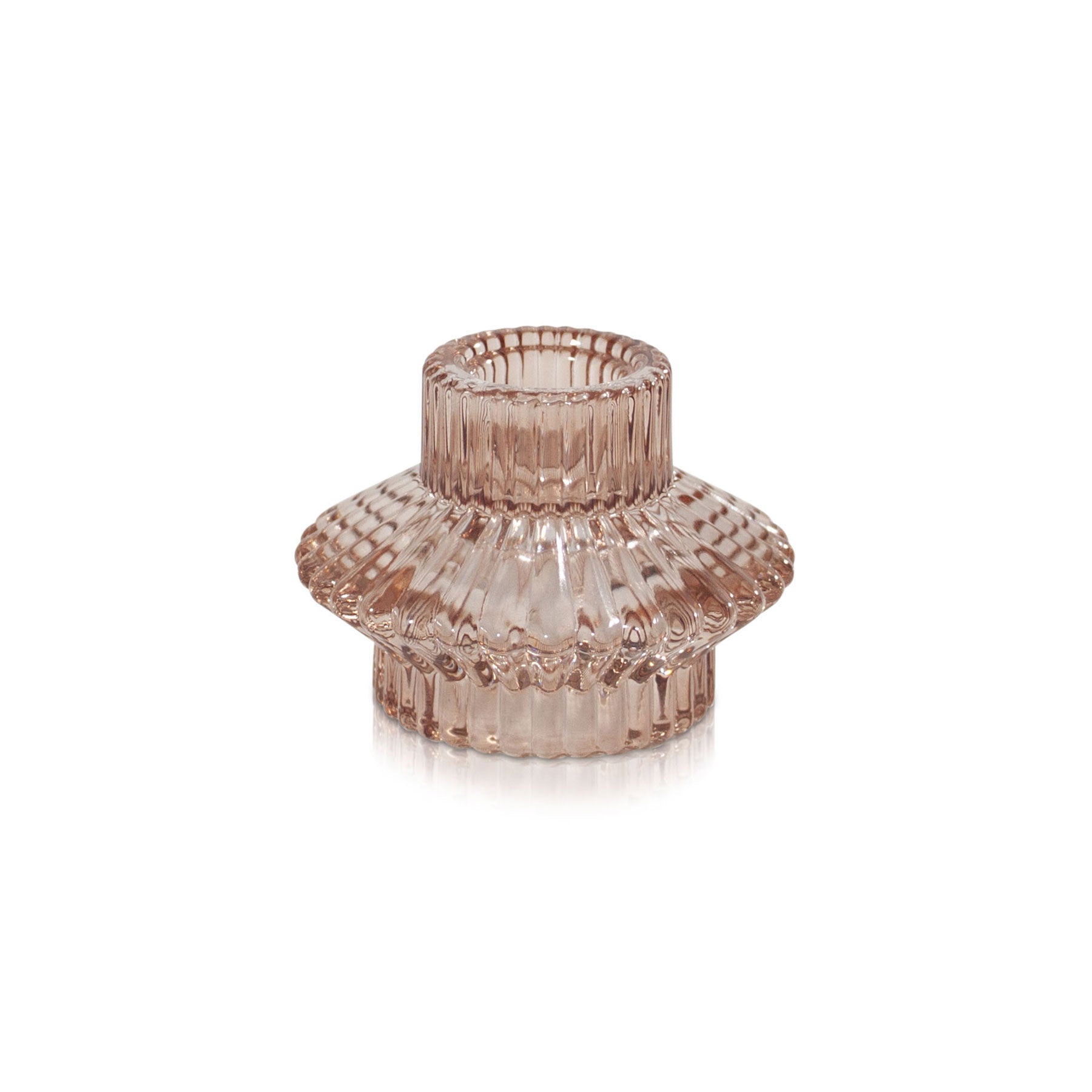 Aida Taper and Tea Light Candle Holder - Gaudy & Prim