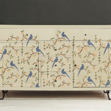 Annie Sloan Chinoiserie Birds Stencil - Gaudy & Prim