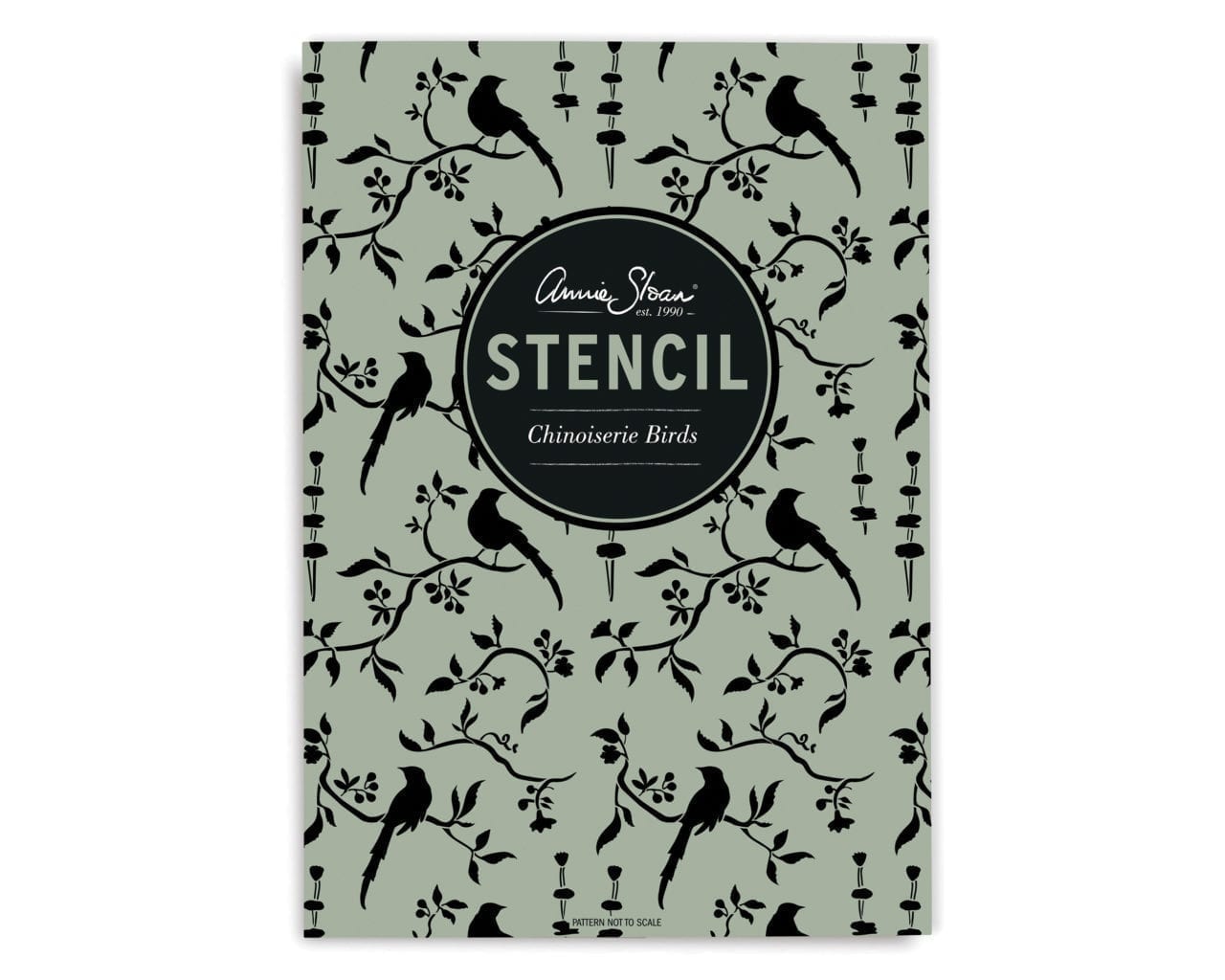 Annie Sloan Chinoiserie Birds Stencil - Gaudy & Prim