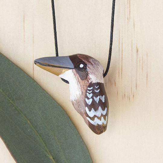 Laughing Kookaburra Whistle Necklace - Gaudy & Prim