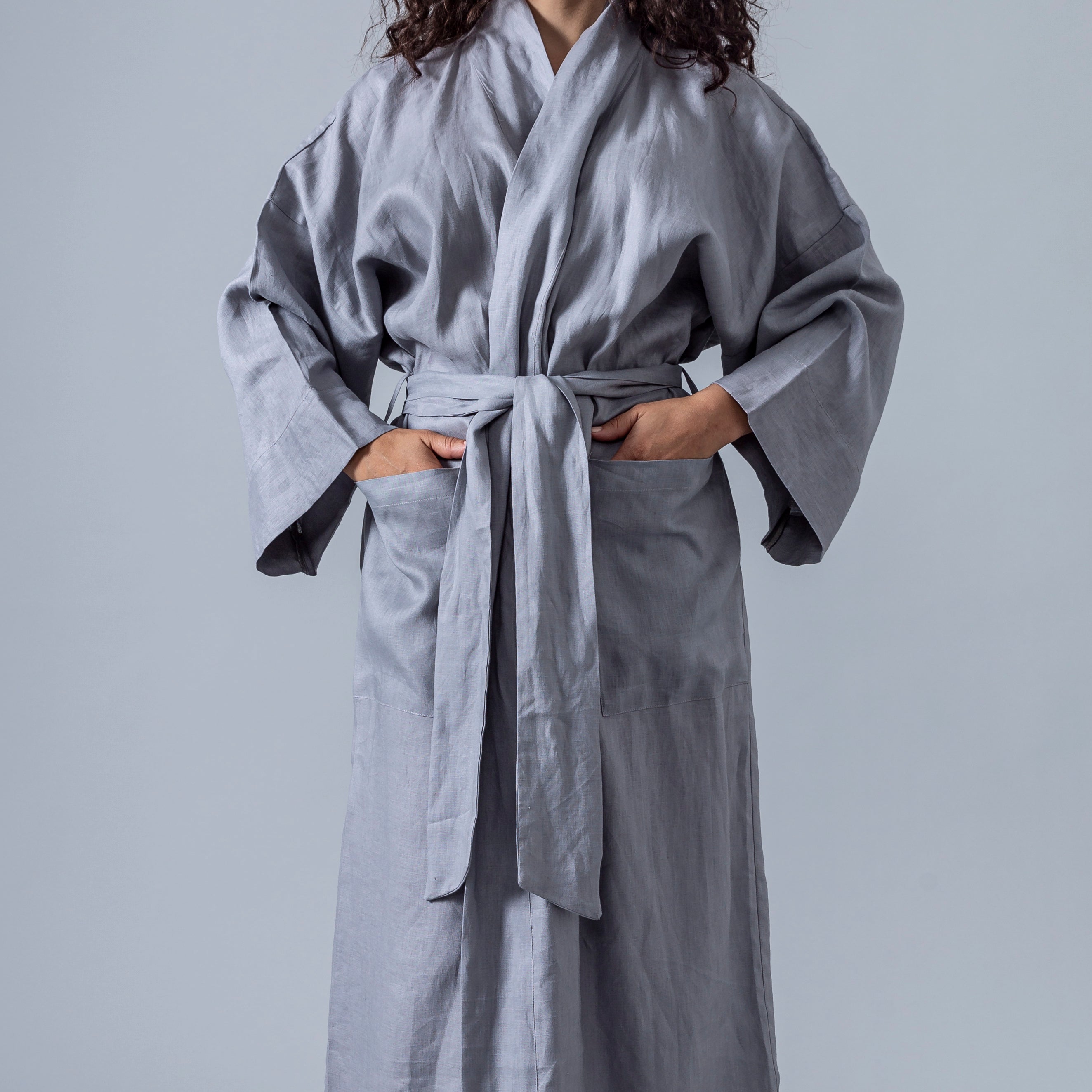 SIQITECHNO Men Kimono Robe Cotton Yukata Spa Sauna Bathrobe Sleepwear  Japanese Kimono for Women Loungewear Nightgown Dressing Gown at Amazon  Men's Clothing store