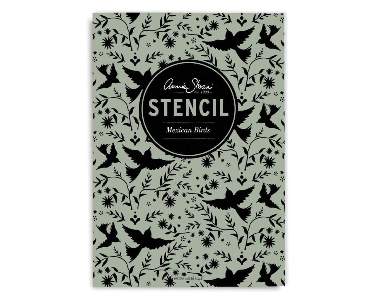 Annie Sloan Mexico Birds Stencil - Gaudy & Prim