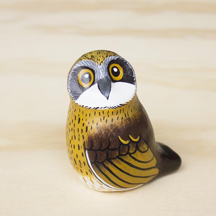 Boobook Owl Paperweight - Whistle - Songbird - Gaudy & Prim