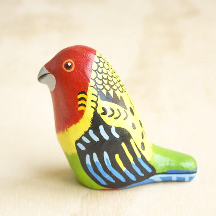 Eastern Rosella Paperweight Whistle - Songbird - Gaudy & Prim