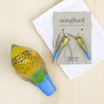 Budgerigar Paperweight Whistle - Songbird - Gaudy & Prim