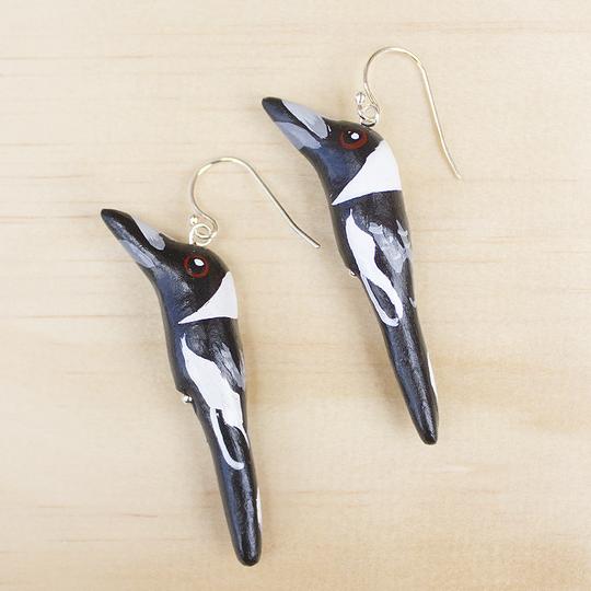 Magpie Earrings - Gaudy & Prim