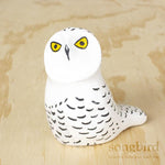 Snowy Owl Paperweight - Whistle - Songbird - Gaudy & Prim