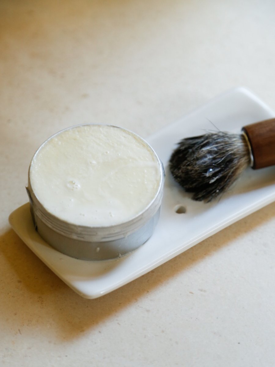 Virgin Olive Oil Aromatique Shave Soap with Shea Butter - Est Australia - Gaudy & Prim