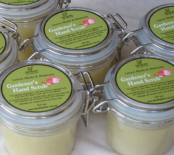 Gardeners Hand Scrub - Lemon and Rosemary - Gaudy & Prim