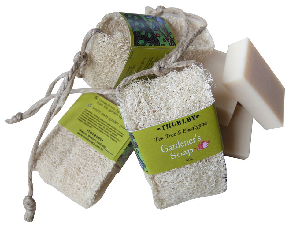 Thurlby Gardeners Loofah Soap - Gaudy & Prim