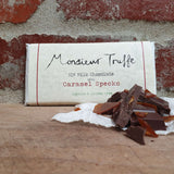 Monsieur Truffe Milk 51% Caramel Specks (80g) - Gaudy & Prim