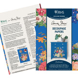 Annie Sloan RHS Decoupage Paper - Floribunda - Gaudy & Prim