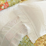 Pin Tuck and Lace Pillowcase Set of 2 - Gaudy & Prim