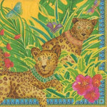 Serviettes - Leopards Yellow - Gaudy & Prim