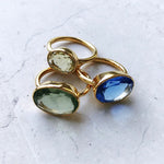Oval Chunky Ring - Soft Green - Gaudy & Prim