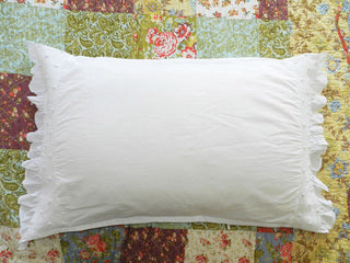 Smocked With Rosebuds Pillowcase Set of 2 - Gaudy & Prim